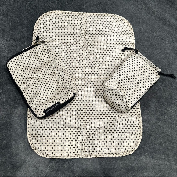 Petunia Pickle Botton Diaper Bag Backpack Blush Pink Quilted Satin Fabric - Picture 6 of 7